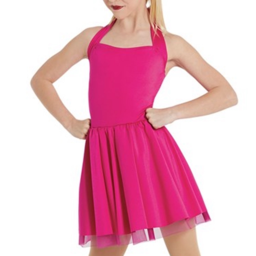 Weissman 12068 No Excuses Pink Jazz Dance costume size SA small adult